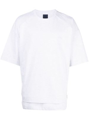 Juun.J oversized drawstring T-shirt - Grey