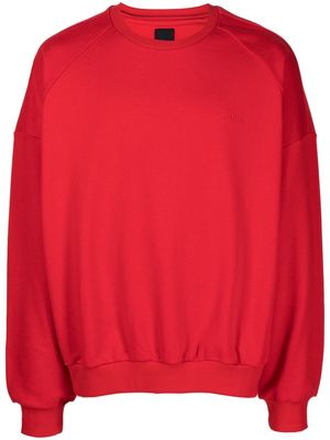 Juun.J photograph-print cotton sweatshirt - Red