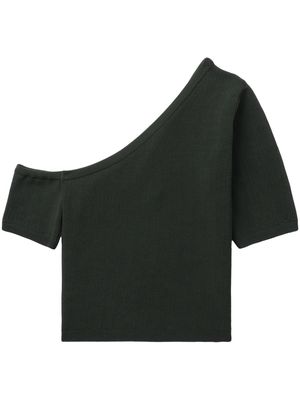 Juun.J ribbed-knit one-shoulder top - Green