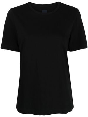 Juun.J round-neck short-sleeve T-shirt - Black