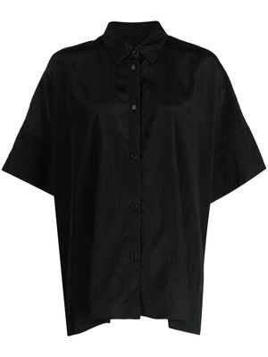 Juun.J short-sleeve buttoned shirt - Black