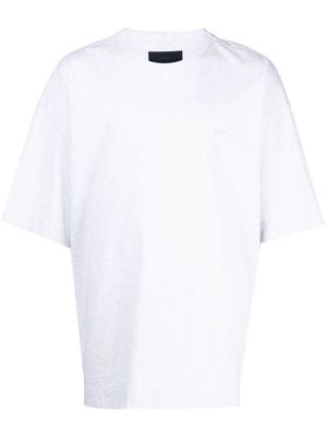 Juun.J short-sleeved cotton T-shirt - Grey