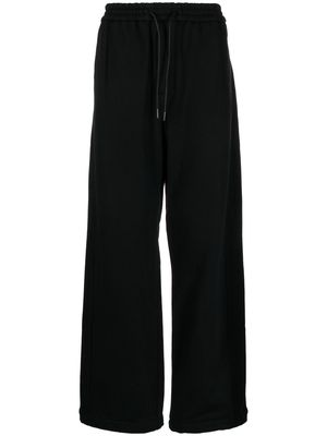 Juun.J two-pocket cotton track pants - BLACK