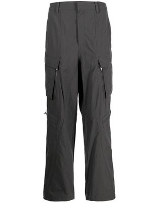 Juun.J wide-leg cargo trousers - Grey