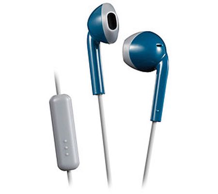 JVC Retro In-Ear Wired Earbuds with Microphone