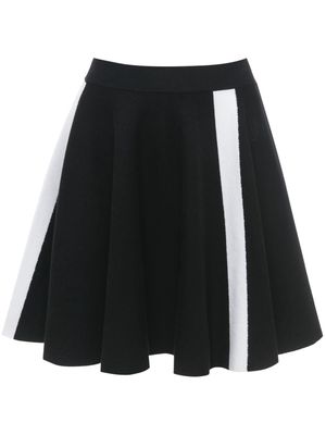 JW Anderson A-line cotton miniskirt - Black