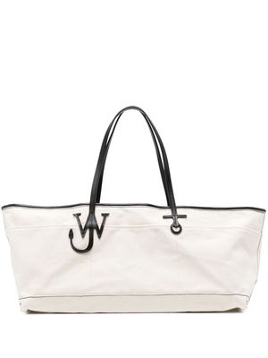 JW Anderson Anchor canvas tote bag - White