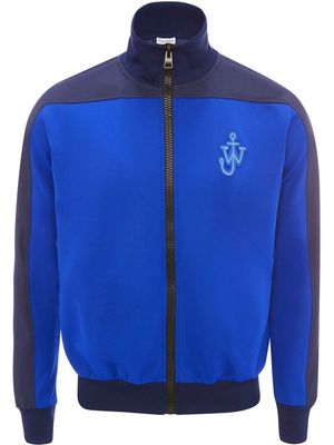 JW Anderson Anchor-patch track jacket - Blue