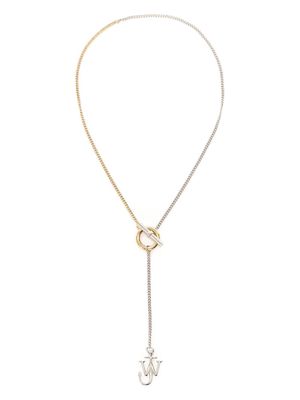 JW Anderson anchor pendant necklace - Gold