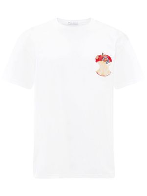 JW Anderson apple core logo T-shirt - White