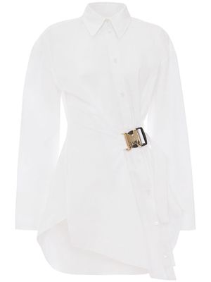 JW Anderson asymmetric buckled shirt - White