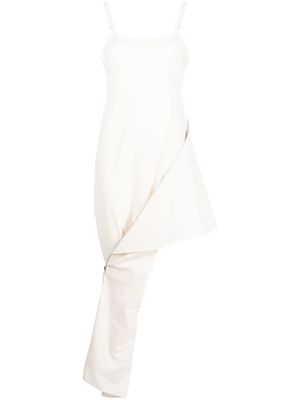 JW Anderson asymmetric sleeveless dress - Neutrals