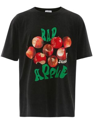 JW Anderson Bad Apple graphic T-shirt - Black