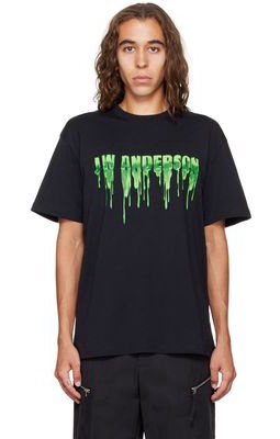 JW Anderson Black Slime T-Shirt