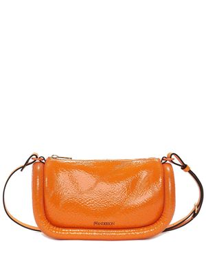 JW Anderson Bumper 12 leather crossbody bag - Orange