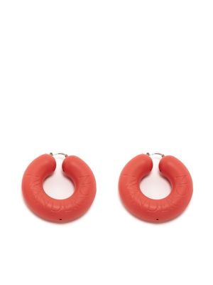 JW Anderson Bumper hoop earrings - Orange