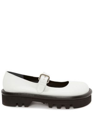 JW Anderson Bumper-Tube leather chunky Mary Janes - White