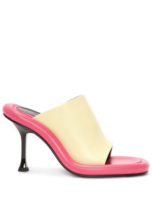 JW Anderson Bumper-Tube leather mules - Yellow