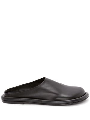 JW Anderson Bumper-Tube leather slippers - Black