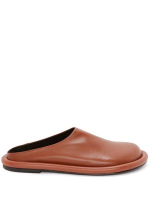 JW Anderson Bumper-Tube leather slippers - Brown