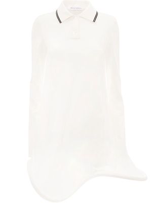 JW Anderson Bumper-Tube polo minidress - White