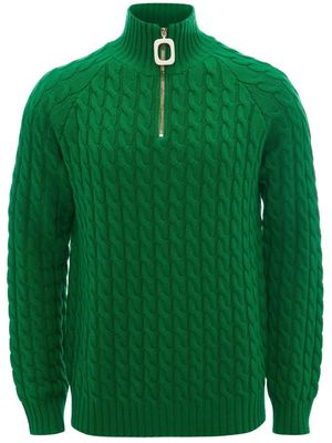 JW Anderson cable-knit jumper - Green