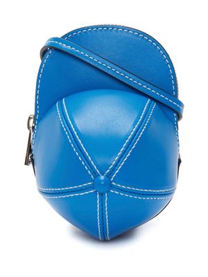 JW Anderson Cap leather crossbody bag - Blue