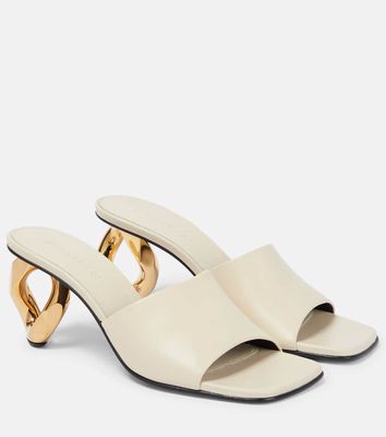 JW Anderson Chain Heel leather sandals