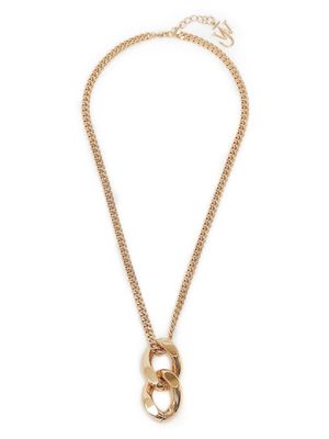 JW Anderson chain-link pendant necklace - Gold