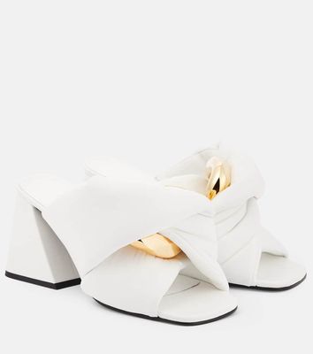 JW Anderson Chain Twist leather mules