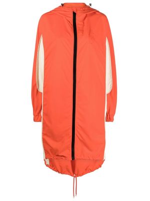 JW Anderson colour-block hooded coat - Red