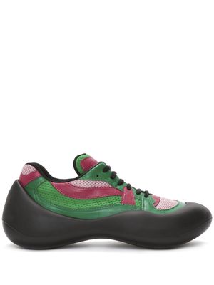 JW Anderson colour-block panel low-top sneakers - Green