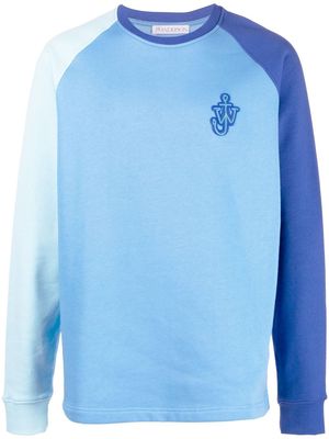 JW Anderson colour-block sweatshirt - Blue