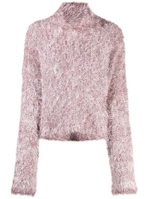 JW Anderson CROPPED CUTOUT JUMPER - Pink