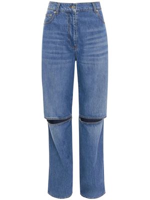 JW Anderson cut-out bootcut jeans - Blue