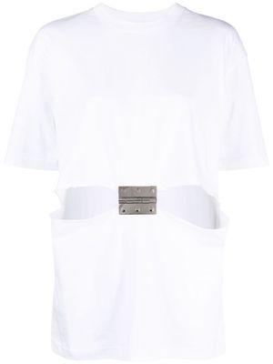 JW Anderson cut-out cotton T-shirt - White