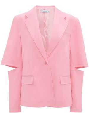 JW Anderson cut-out sleeve blazer - Pink