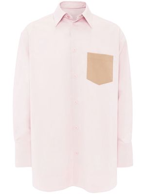 JW Anderson detachable-collar button-up shirt - Pink