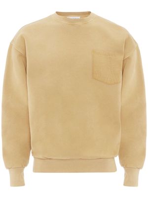 JW Anderson faded logo pocket sweatshirt - Neutrals
