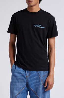 JW Anderson Frog Graphic T-Shirt in Black