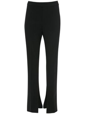 JW Anderson front-slit straight-leg trousers - Black