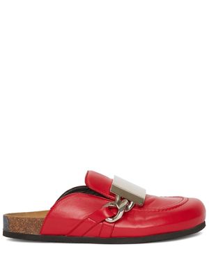 JW Anderson Gourmet Chain mules - Red