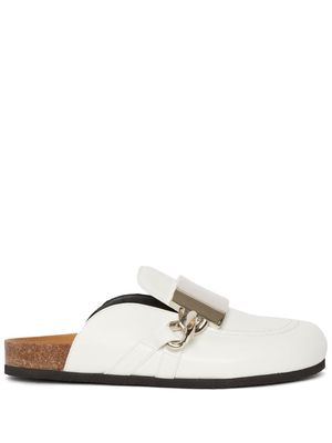 JW Anderson Gourmet Chain mules - White
