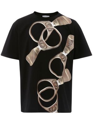 JW Anderson graphic-print crew-neck T-shirt - Black
