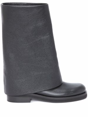JW Anderson high foldover calf-length boots - Black