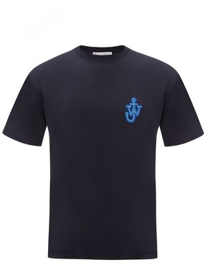 JW Anderson JW-initials anchor logo T-shirt - Blue