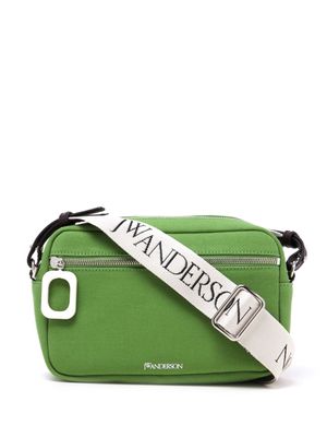 JW Anderson JWA-puller cotton crossbody bag - Green