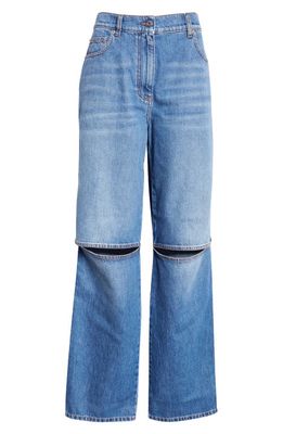 JW Anderson Knee Cutout Jeans in Light Blue