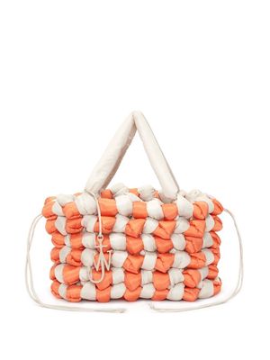 JW Anderson LARGE KNOTTED TOTE BAG - Orange