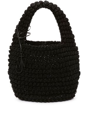 JW Anderson large Popcorn tote bag - Black
